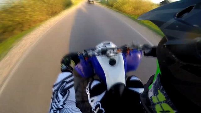 Тест драйв Раптора 700 13/ Yamaha Raptor 700 смотреть онлайн