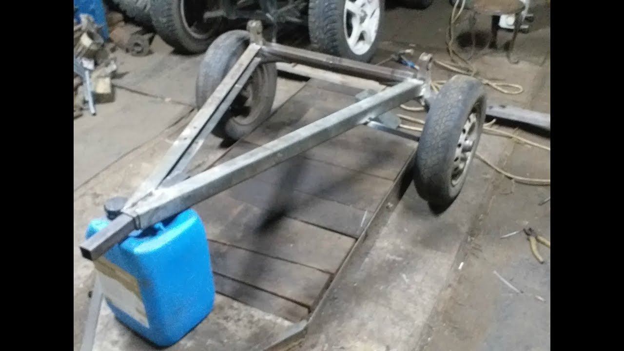 Универсальный прицеп для мотоблока. Часть 1. смотреть онлайн