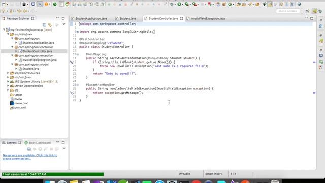 Spring Boot - Exception Handler | Simple Programming смотреть онлайн