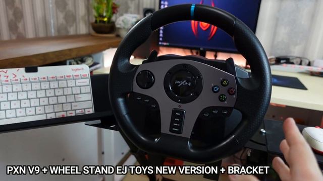 STEERING WHEEL PALING RECOMMENDED 2021! - UNBOXING & REVIEW PXN V9 смотреть онлайн