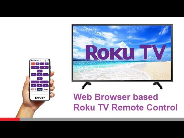 Web Browser based Roku TV Remote Control with Power On Off, Mute, Volume Up Down Buttons RokuRC.com смотреть онлайн