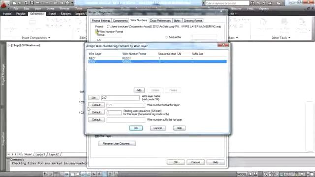 AutoCAD Electrical 2012 Wire Layer Filtering for Wire Number Format YouTube смотреть онлайн