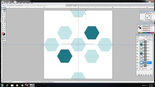 How to make a seamless honeycomb pattern Photoshop смотреть онлайн