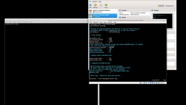 MySQL installation onto Ubuntu 17.04 Server VM смотреть онлайн