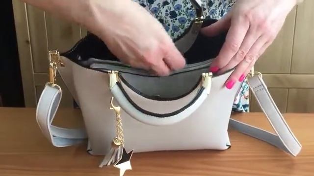 Сумки оптом - сумка из эко-кожи с ручками-полукольцами 8549 смотреть онлайн