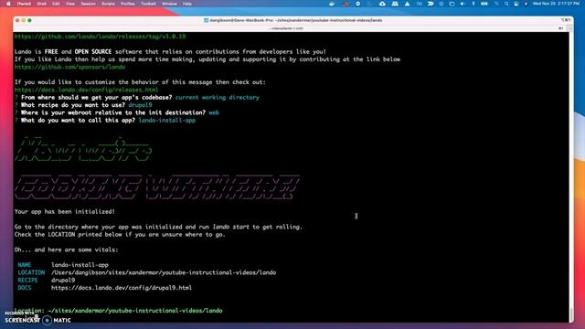 Drupal 9.x: Default Installation Using Lando смотреть онлайн