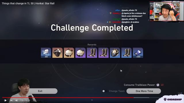 CHEGUEI NO LVL 50 E AS RECOMPENSAS MELHORARAM MUITO | HONKAI STAR RAIL смотреть онлайн