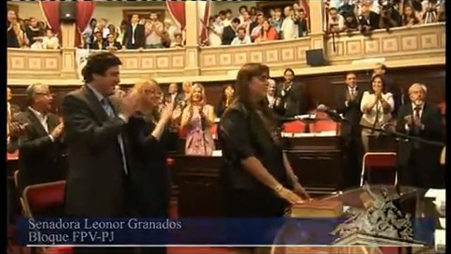 Jura de la Senadora Leonor Granados смотреть онлайн