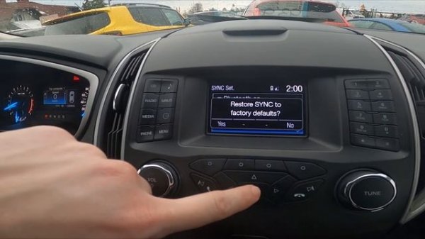 How to Reset Sync Settings to Factory Defaults in Ford Edge II ( 2015 - 2020 )
