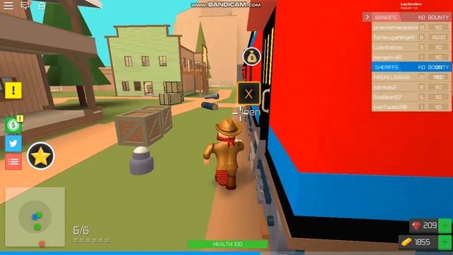 Играю за ковбоя в игре роблокс. смотреть онлайн