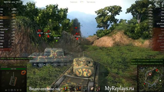 WOT: Жемчужная река - T34 смотреть онлайн
