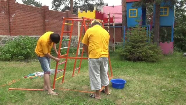 Детский спортивный комплекс для дачи БОГАТЫРЬ смотреть онлайн