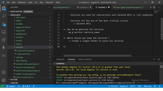 Angular 10 Tutorial #72 - Services Tutorial | Angular 10 Tutorial For Beginners смотреть онлайн