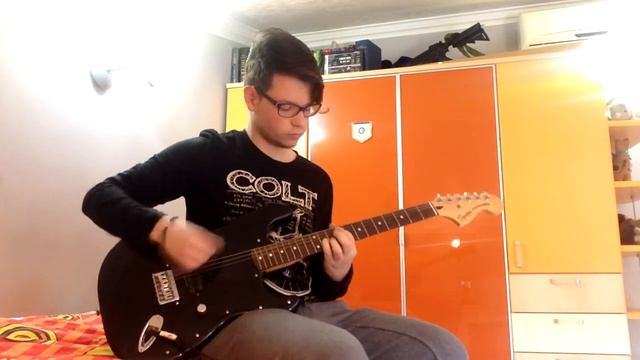Blink 182 - Misery COVER with Squier Stratocaster Tom Delonge Signature смотреть онлайн