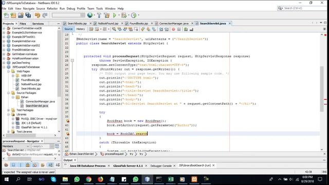 JSP with DB connection using netbeans and php. смотреть онлайн