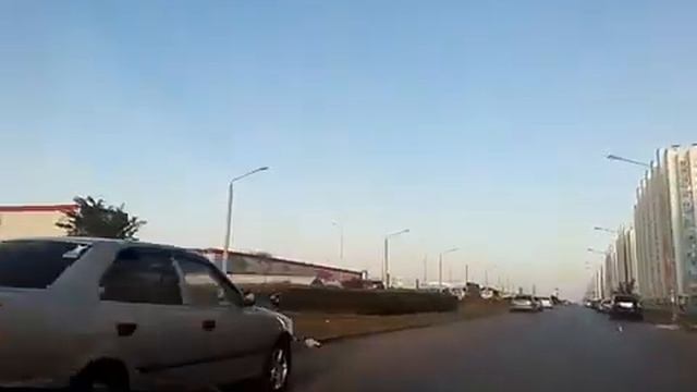 Левенцовка из окна автомобиля! МКР Левенцовский Ростове-на-Дону. смотреть онлайн