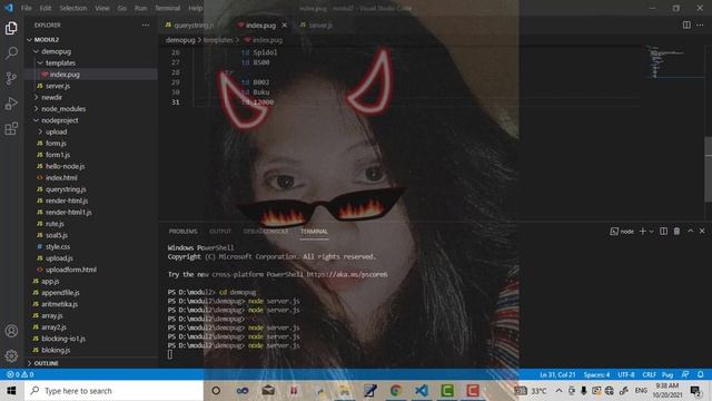 #31.Daftar Tag didalam Pug Node.js смотреть онлайн
