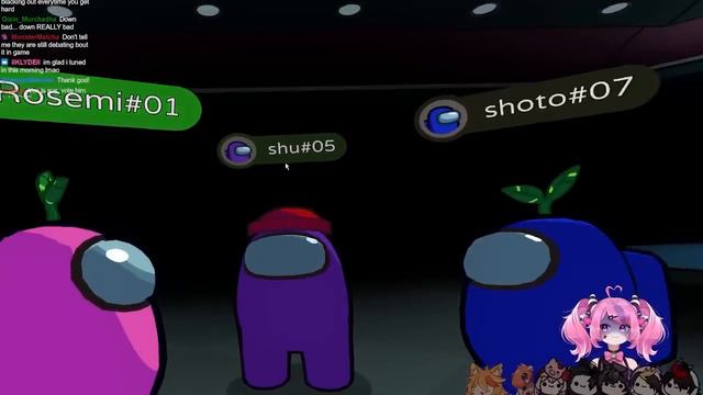 Playing Among Us VR With VTuber Friends смотреть онлайн