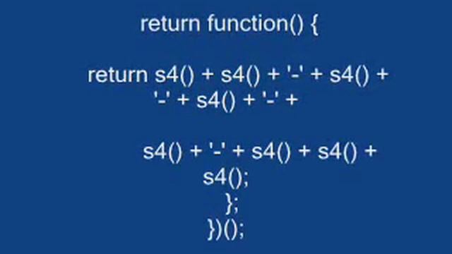 How to create a GUID / UUID in Javascript? смотреть онлайн