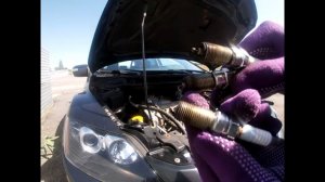 Замена свечей зажигания на автомобиле Мазда СХ-7 с двигателем 2.3 турбо!
