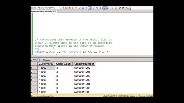 Aggregate Queries смотреть онлайн