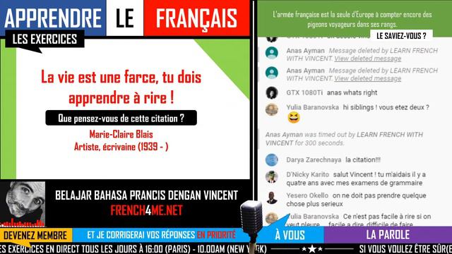 FRENCH ADVANCED EXERCISES I EPISODE 12 смотреть онлайн