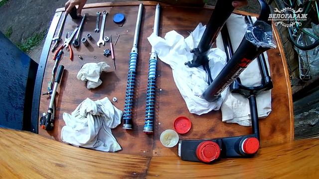 Ремонт и обслуживание велосипедной вилки MARZOCCHI BOMBER 66 RC2X / сломался шток, не держит воздух