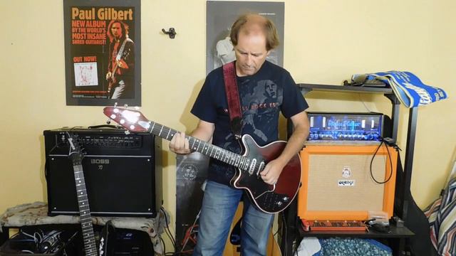 Friends will be friends - Queen cover / Burns BHM Red Special смотреть онлайн