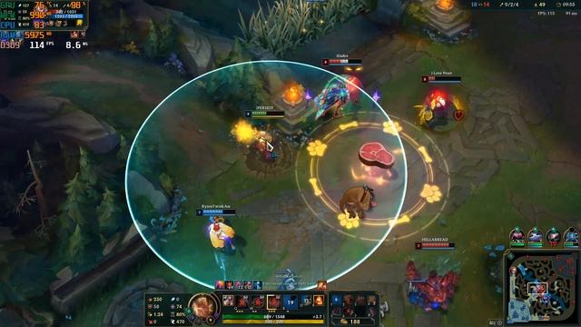 League of Legends (URF) Test - GeForce GT 1030 - Intel Core i3 8100 смотреть онлайн