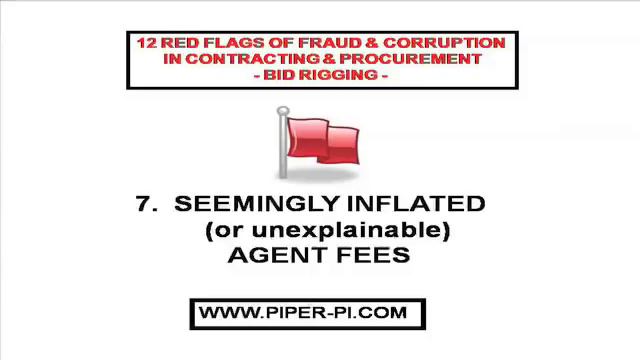 Bid Rigging 12 Red Flags Contract Procurement