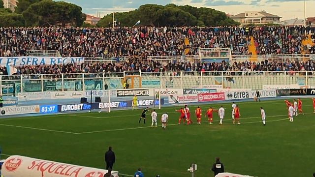 Rigore fallito dal Pescara, Fulignati para. смотреть онлайн