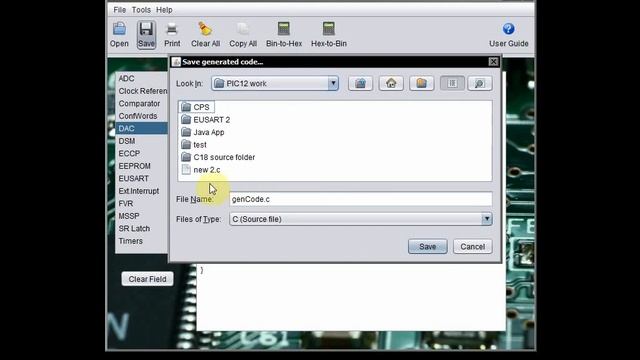 PIC&MIX - PIC12 Code Generator - Final Demo of Java App смотреть онлайн