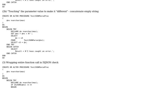 Databases: Why does this throw a JSON parsing error and why can't I trap it? (2 Solutions!!) смотреть онлайн