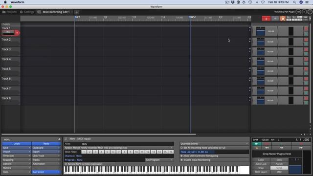 09 Waveform Quickstart - MIDI Setup смотреть онлайн