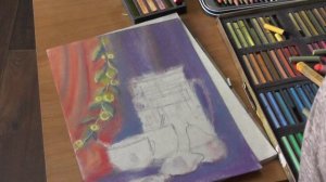 Как рисовать сухой пастелью. Мастер-класс по рисованию натюрморта, пастель+пастельные карандаши