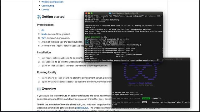Membuat Dokumentasi React Native jadi OFFLINE смотреть онлайн