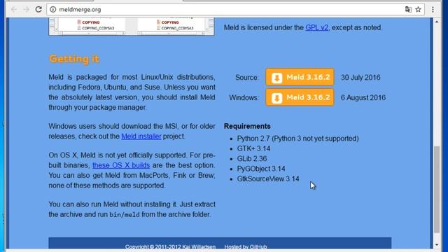 Screencast №21: Установка Meld (Win7) смотреть онлайн