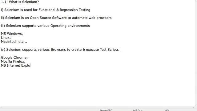 1.1: What is Selenium? смотреть онлайн