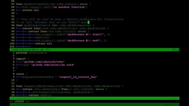 Echo Quick Start Guide | 4.Implementing Middleware смотреть онлайн
