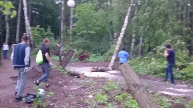 Ураган 29.05.2017. парк Томилино МО смотреть онлайн