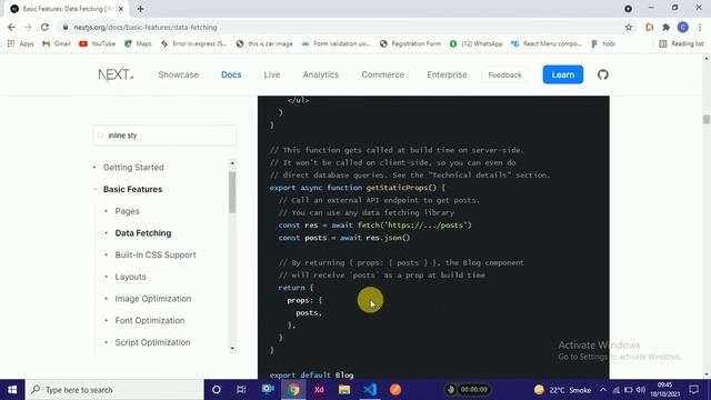 How to fetch data from API to Next JS | getStaticProps | Next JS (Urdu/Hindi) смотреть онлайн