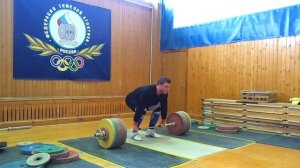 Клоков Дмитрий  толчок кл. 232,5 кг.