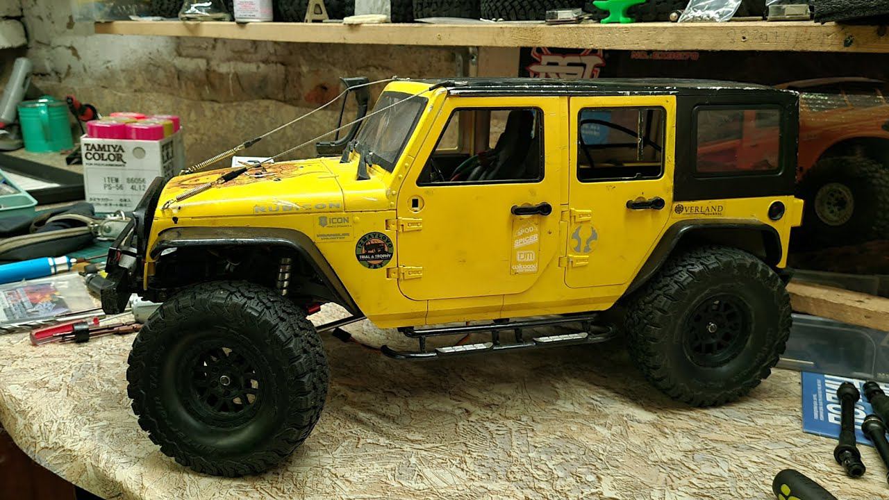 Реанимация модели JEEP wrangler rubicon 110