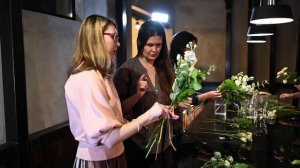 Храмовая флористика. Создание букета по спирали в Школе флористики Flower-Girl