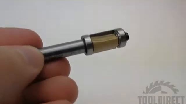 Фреза обгонная кромочного типа с угловым лезвием нижний + верхний подшипник для ручного фрезера Z=2 смотреть онлайн