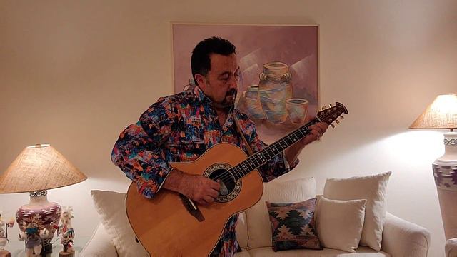 Wichita Lineman fingerstyle (J. Webb/D. Dykes) on a 1983 Ovation Glenn Campbell Guitar смотреть онлайн