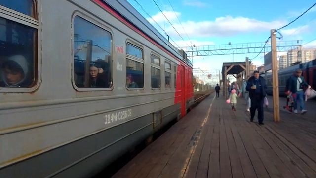Электропоезд ЭД4М-0236/0329 Сообщением Захарово-Москва(Курский вокзал) смотреть онлайн