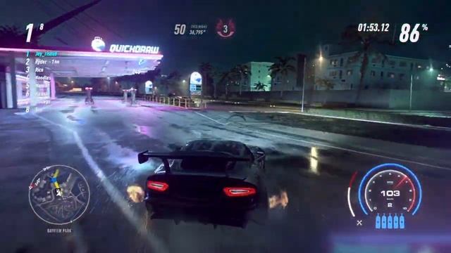 SRT Viper GTS '14 - Ultra graphics Realistic Virtual Car Racing Gameplay - Need For Speed Heat смотреть онлайн