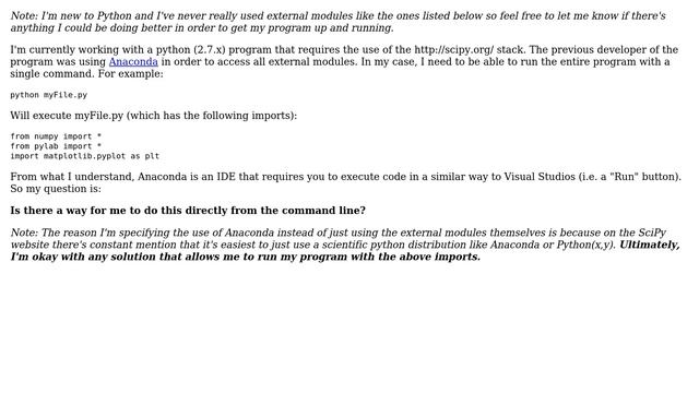 Unix & Linux: How can I run a python script using Anaconda from the command line? смотреть онлайн