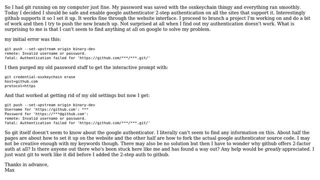 DevOps & SysAdmins: Git github not working with google authenticator OSX смотреть онлайн